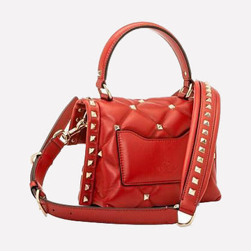 Candy Stud Mini handle Leather Bag